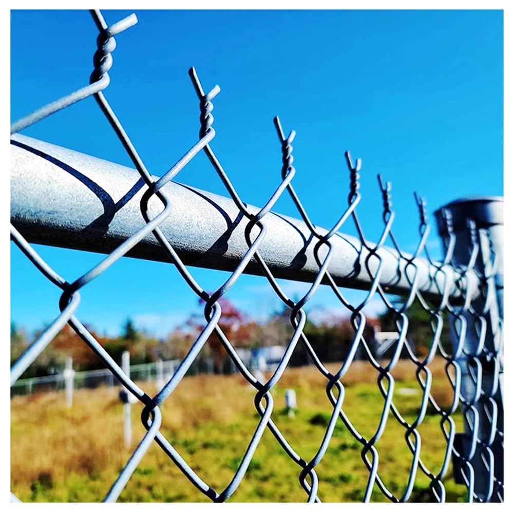Malla de acero galvanizado duradera flexible para uso en exteriores, protección contra caídas y seguridad a gran altitud, perfecta para jardines y obras de construcción