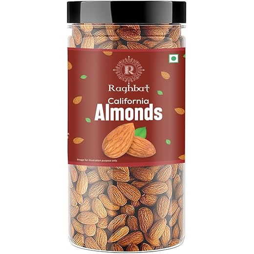Raghbat Almonds 500g - Fiber Boost