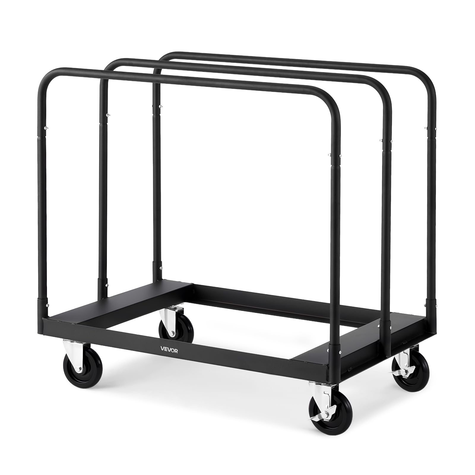 VEVOR Carrello a pannelli Q235B, trasportatore a piastre con ruote universali per carichi pesanti, 975 x 610 x 990 mm