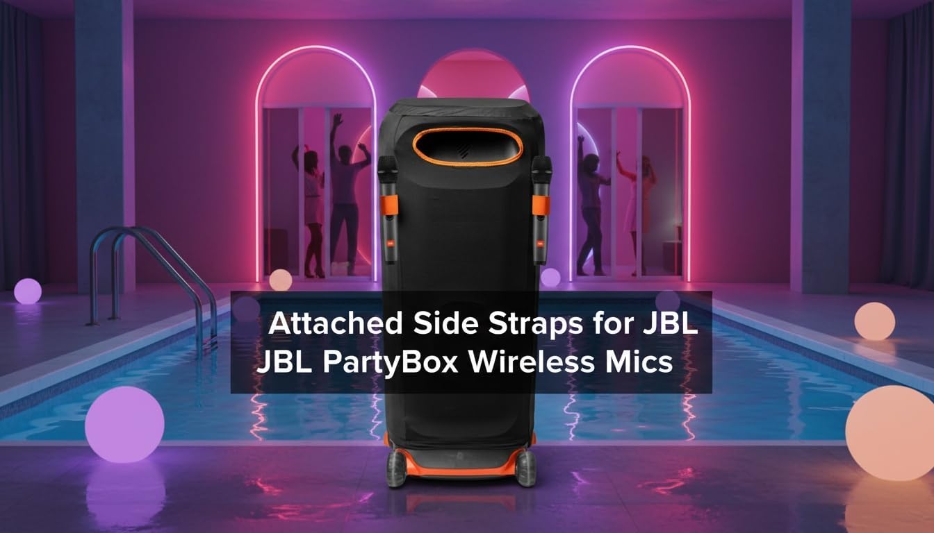 Dust Cover for JBL PartyBox 710/720 - Portable Party Speaker, Protective Case with Elastic Band Protective Dust Case for JBL Speaker（Cover Only） - Image 6