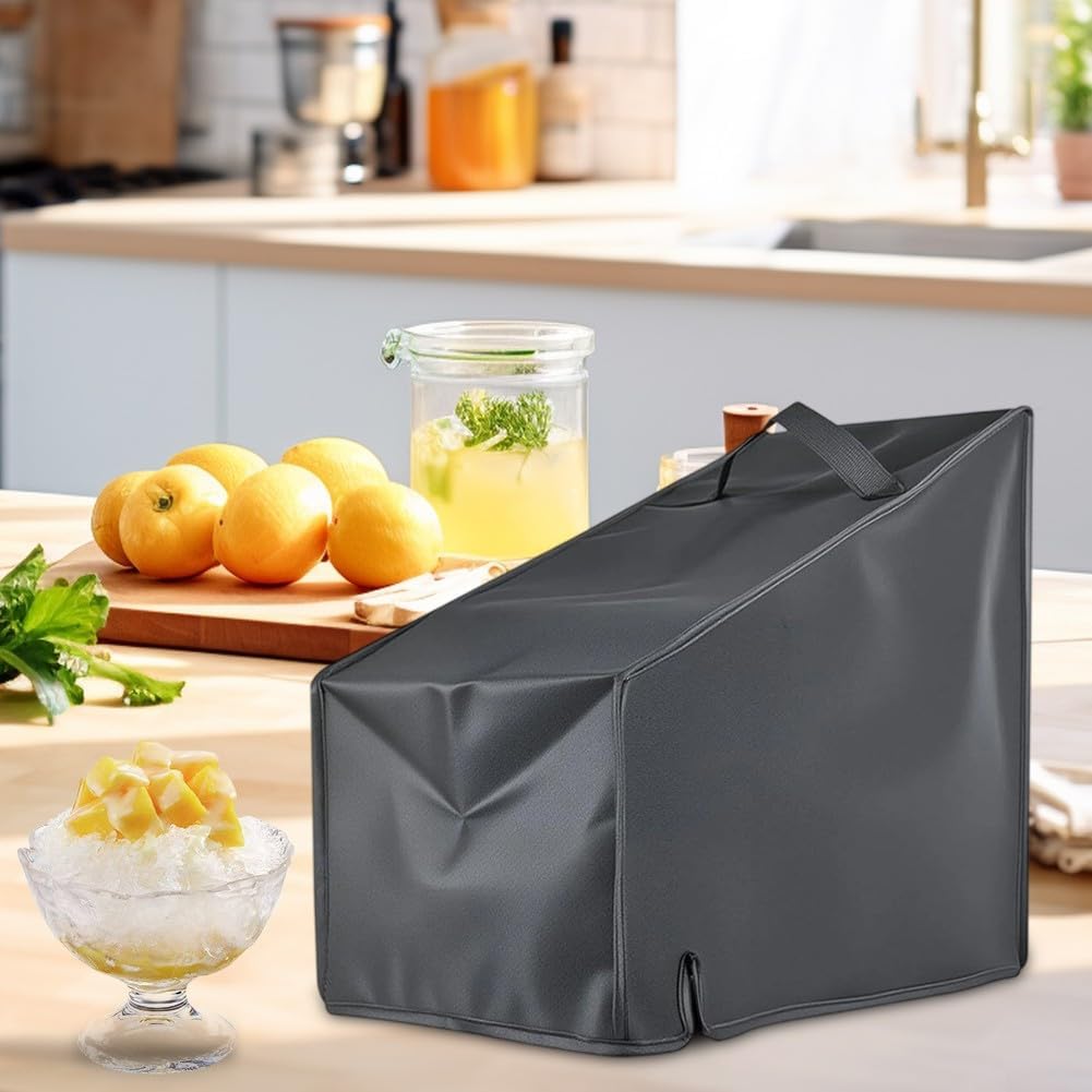 Shaved Ice Machine – Heat-Resistant & Waterproof 600D Nylon Dust Snow Cone Machines, Fit Standard Sizes, Fold Storage