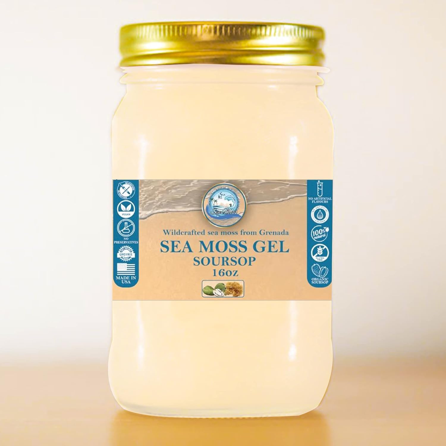 SEA MOSS GEL SOUR SOP 100 Wildcrafted Sea Moss