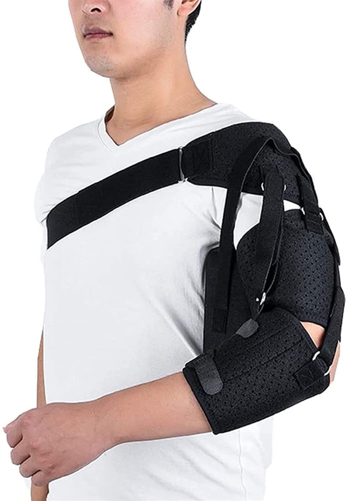 Cabestrillo para rehabilitación de subluxación de Hombro Ajustable, Soporte para articulación acromioclavicular dislocada, Alivio del Dolor de Hombro congelado (Color: Fortalecer)