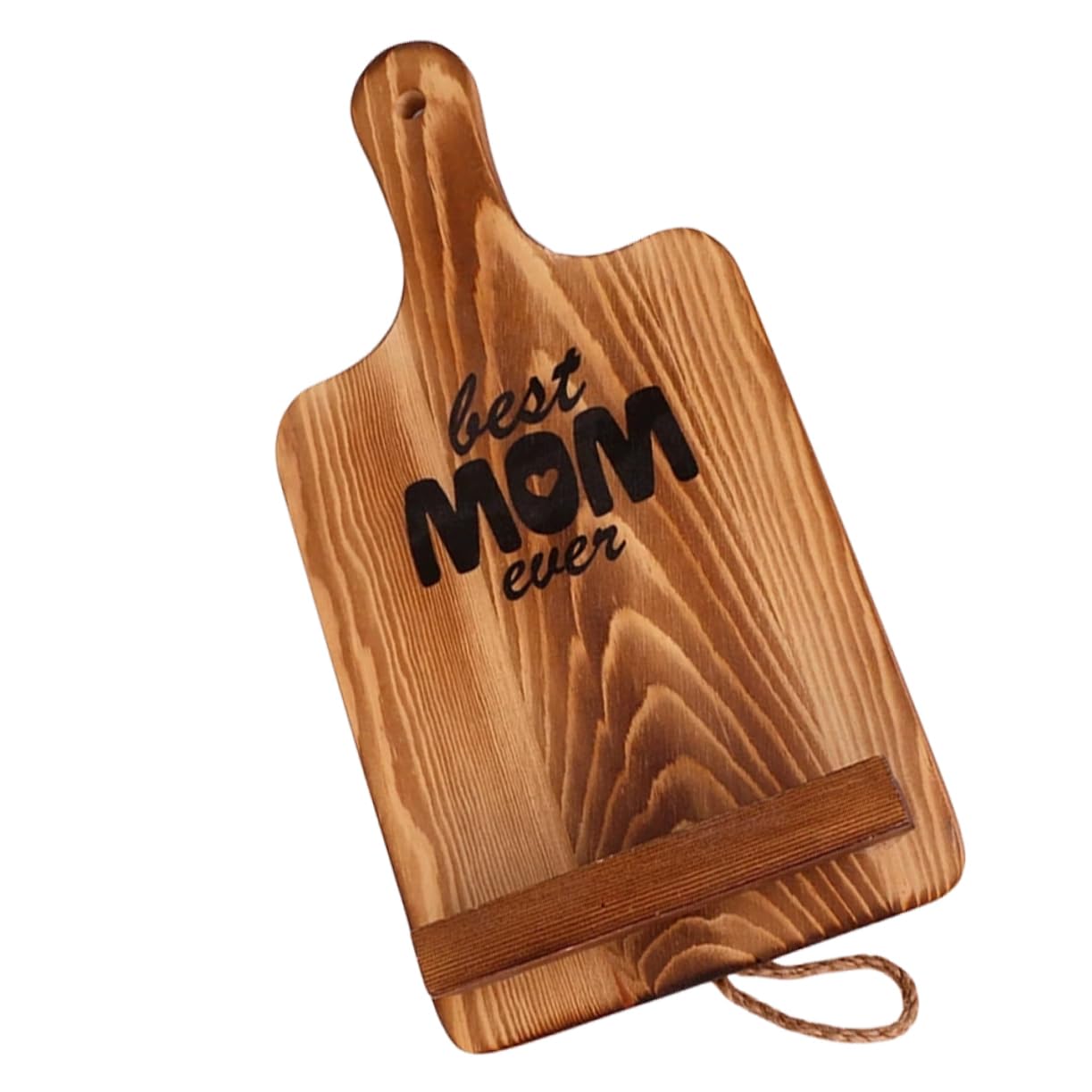 Mikinona Tablet Holder for Cooking Recipe Book Kitchen Present for Mom Easel Stand for Cookbooks Wooden Desktop Stand