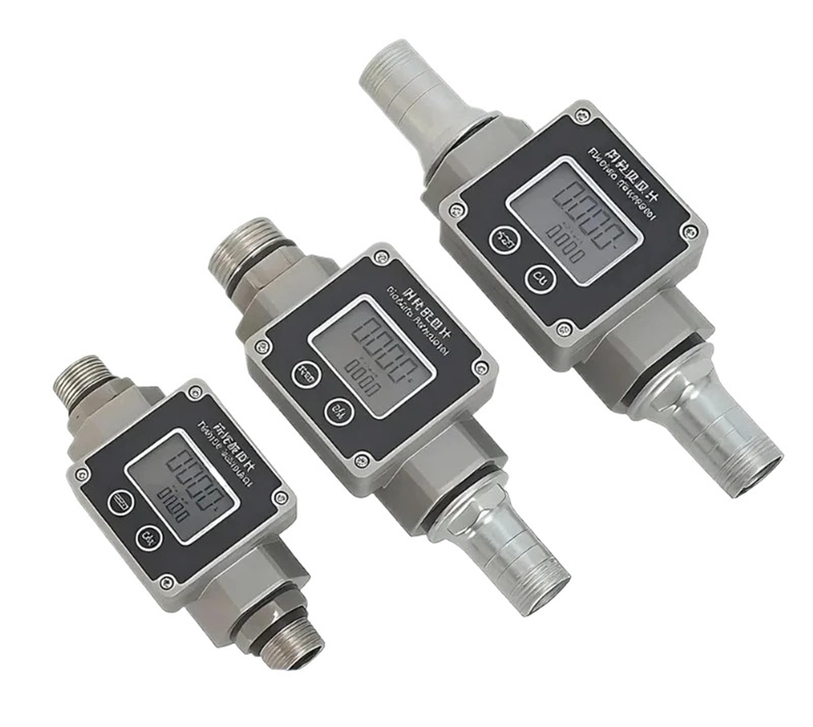 QfUxYYSLD 1pcs Electronic Turbine Flow Meter 1inch 1.5inch 2inch Digital Display Device(2inch EX-TU)