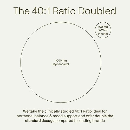 Miniatura 9 de Nutriissa Mio-inositol femenino divino 4000 mg y D-Chiro 100 mg - Proporción 40:1 para equilibrio hormonal y apoyo del estado de ánimo - Certificado
