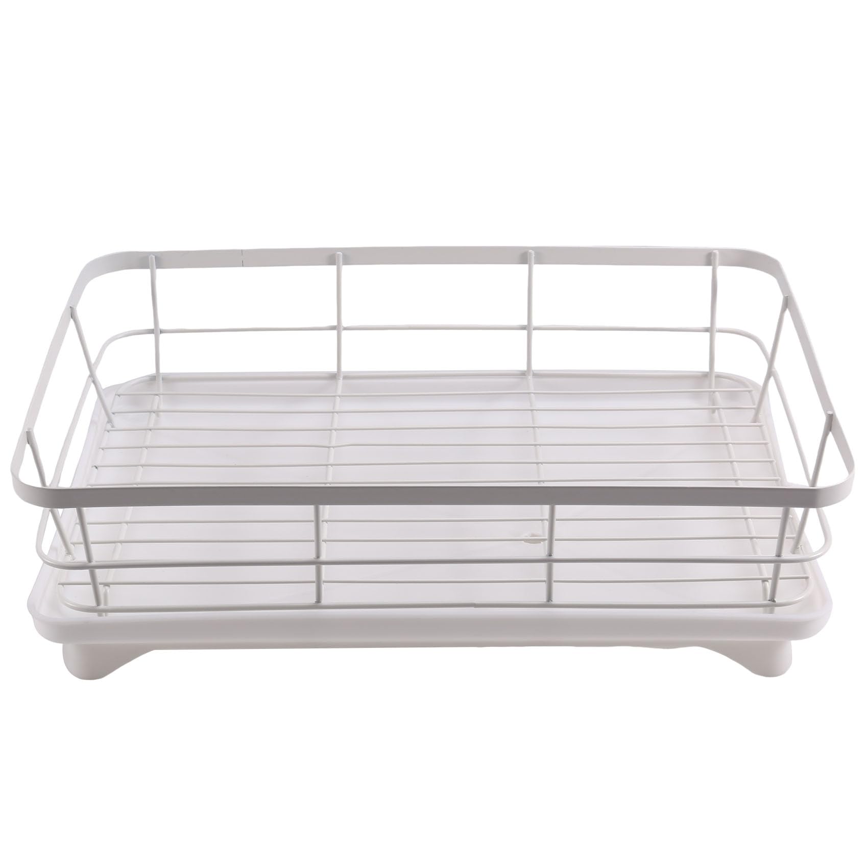 CTRLZS Adjustable Plate Dish Drying Rack Drainboard Organizer over Sink for Kitchen Cutlery Storage with Drain Rack Rac