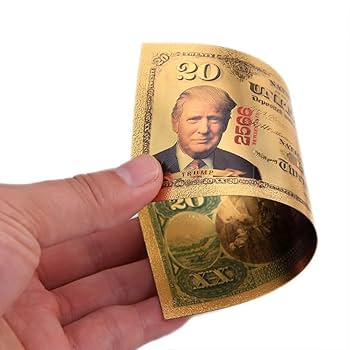 Amazon | 5ピース ゴールドトランプ ミリオン札 1 000 000