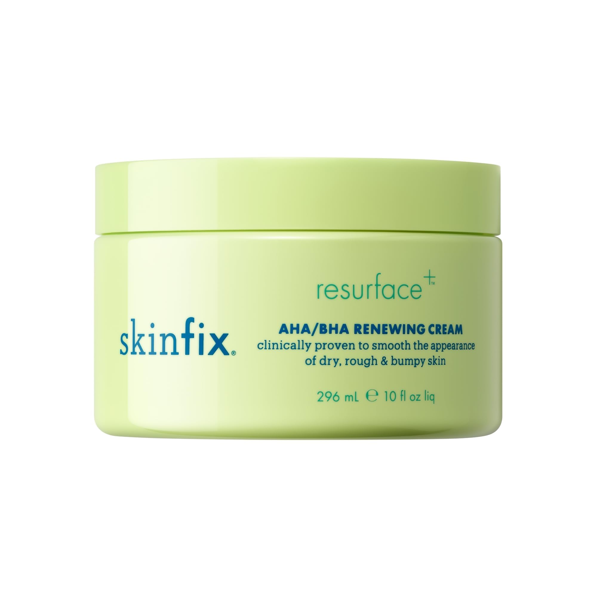 Skinfix AHA/BHA Renewing Body Cream - 10 oz - Skin-Softening Moisturizer with Gentle Exfoliation - Boosts Glow & Radiance - Vegan, Cruelty Free
