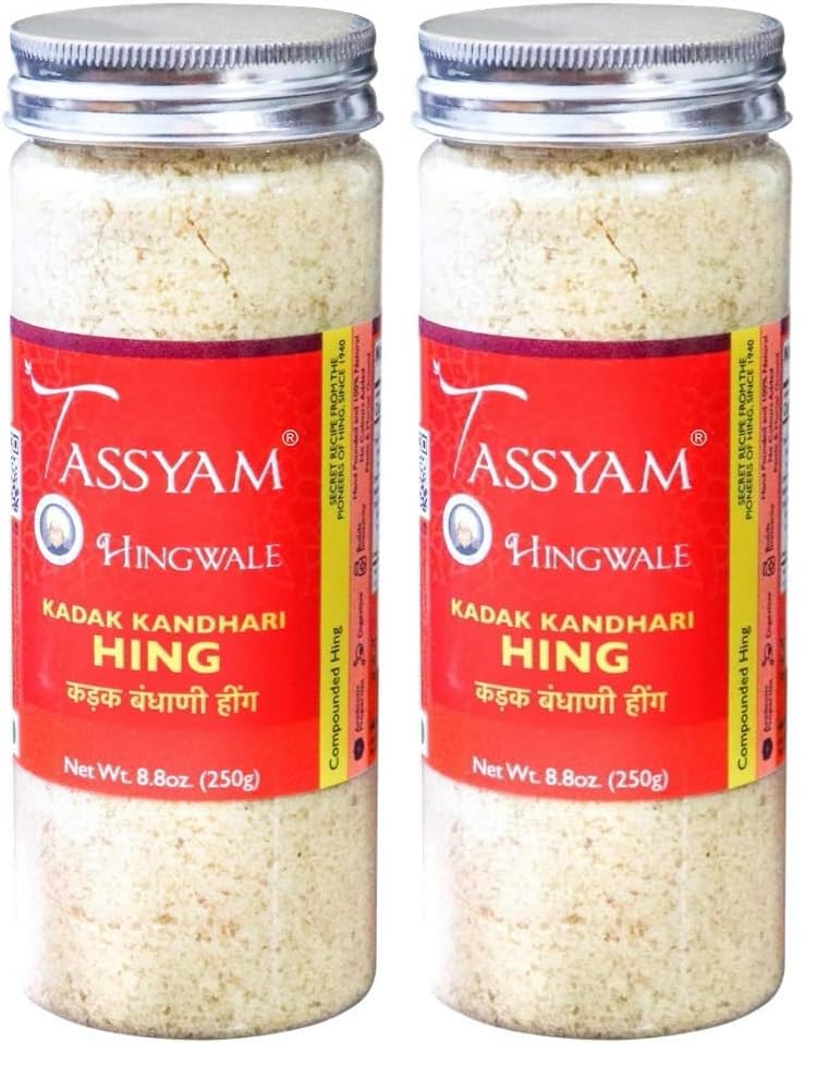 Image of Tassyam Hingwale Kadak Kandhari Hing | Hand Pounded and Natural, 250 g (Pack of 2)