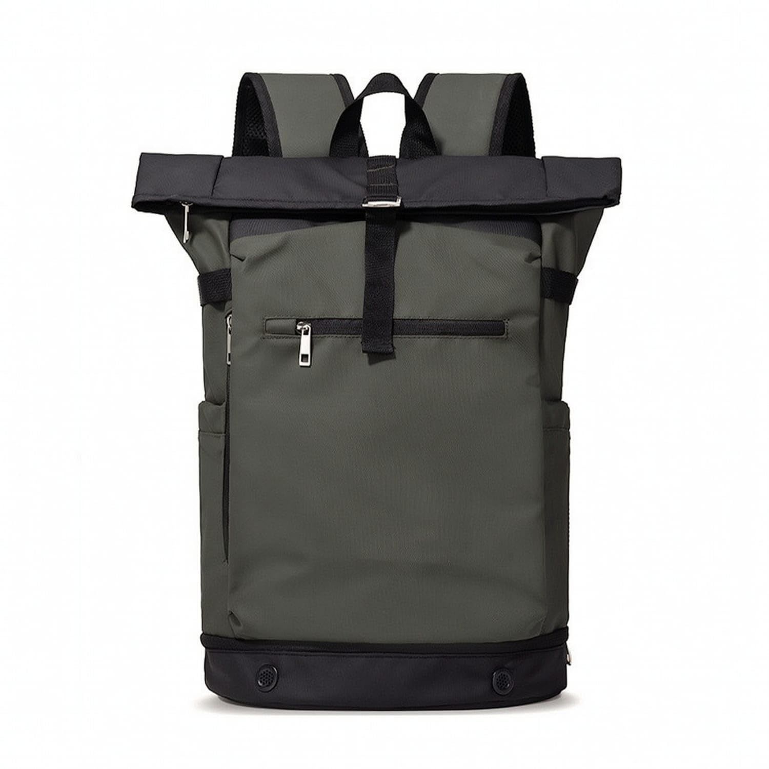 Padded Badminton Backpack Easy-Carry Sports Backpack with Racket Compartment Long-Lasting Badminton Kit Bag Water-Resistant for Athletes, Commuters, Gym, Commuting, Army Green Black-picture-36