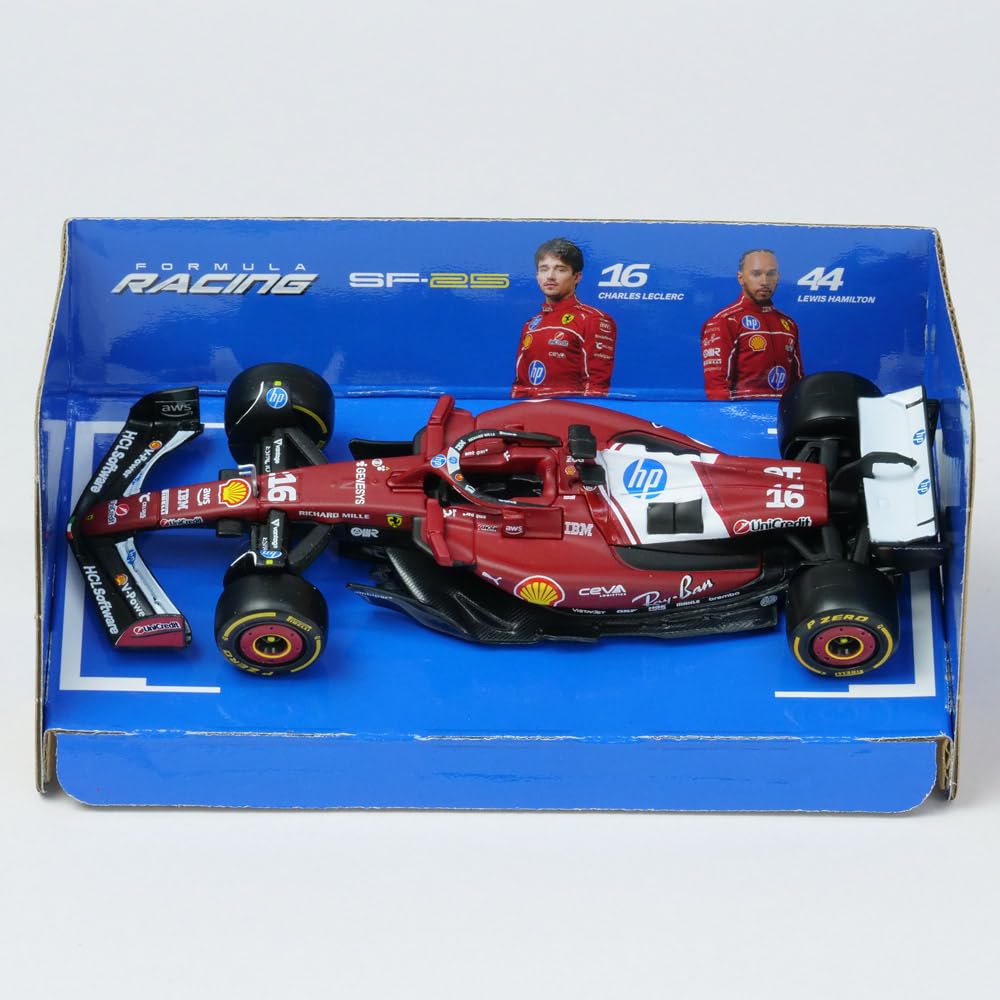Amazon | 京商 (Kyosho) BURAGO 1/43 フェラーリ SF-25 2025 No.16 C