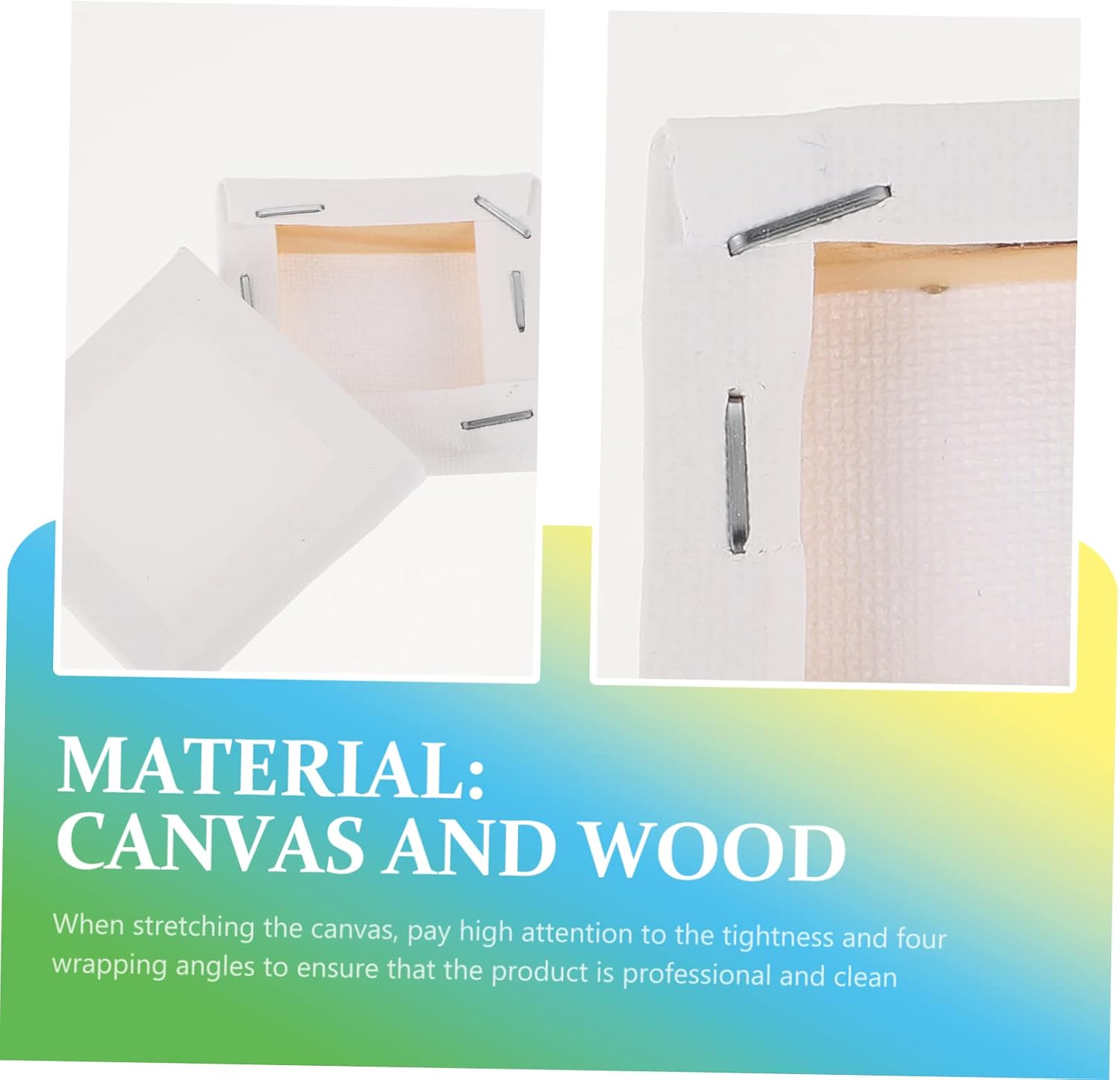 24pcs White Painting Canvas Panels for Oil Painting Enthusiasts
