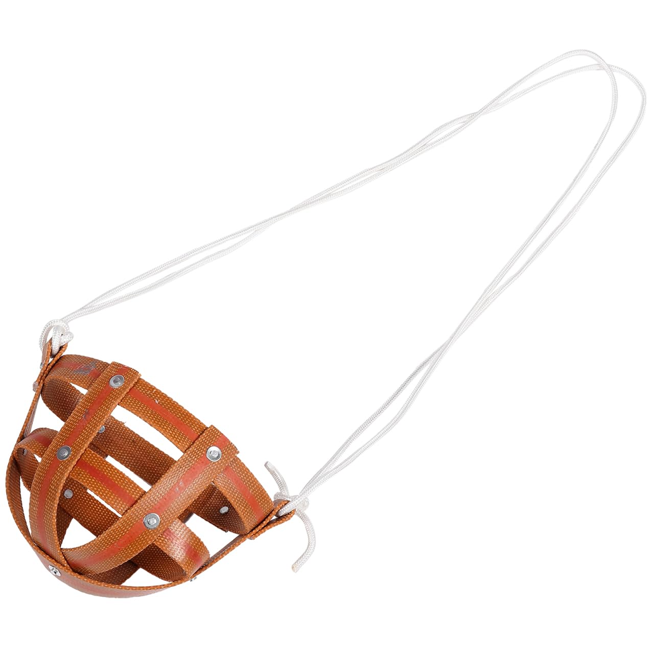 Gatuida Pferdemaulkorb Anti-Biss-Abdeckung aus atmungsaktivem Material mit verstellbarem Halsband
