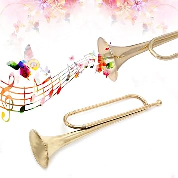 Retro B Flat Bugle Trumpet School Band Cavalry Beginner Orchestra New Party Gift Musical Instrument Parts