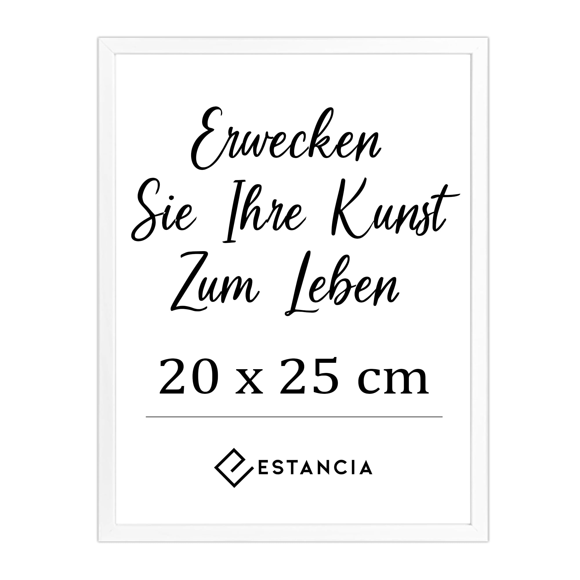 Estancia White Pine Wood Photo Frame 8x10 inch (20x25 cm) with Shatterproof Acrylic Glass | Modern 8 x 10 inch (20 x 25 cm) Wooden Picture Frame