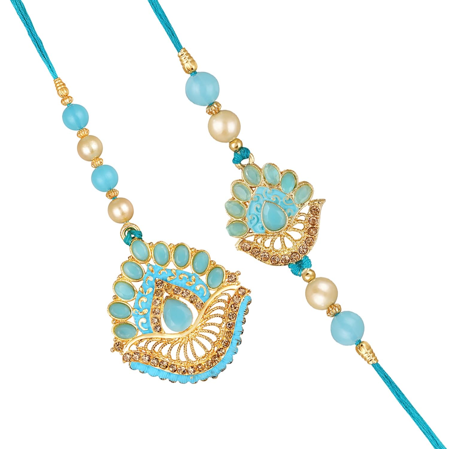 See full amazon price history chart for Mahi Blue Meenakari Work Rakhi for Bhaiya and Bhabhi with Beads and Crystals (RCLO1105434G) Mahi Blue Meenakari Work Rakhi for Bhaiya and Bhabhi with Beads and Crystals (RCLO1105434G) (B0B7JN9HX6) Amazon Price History, Amazon Price Tracker