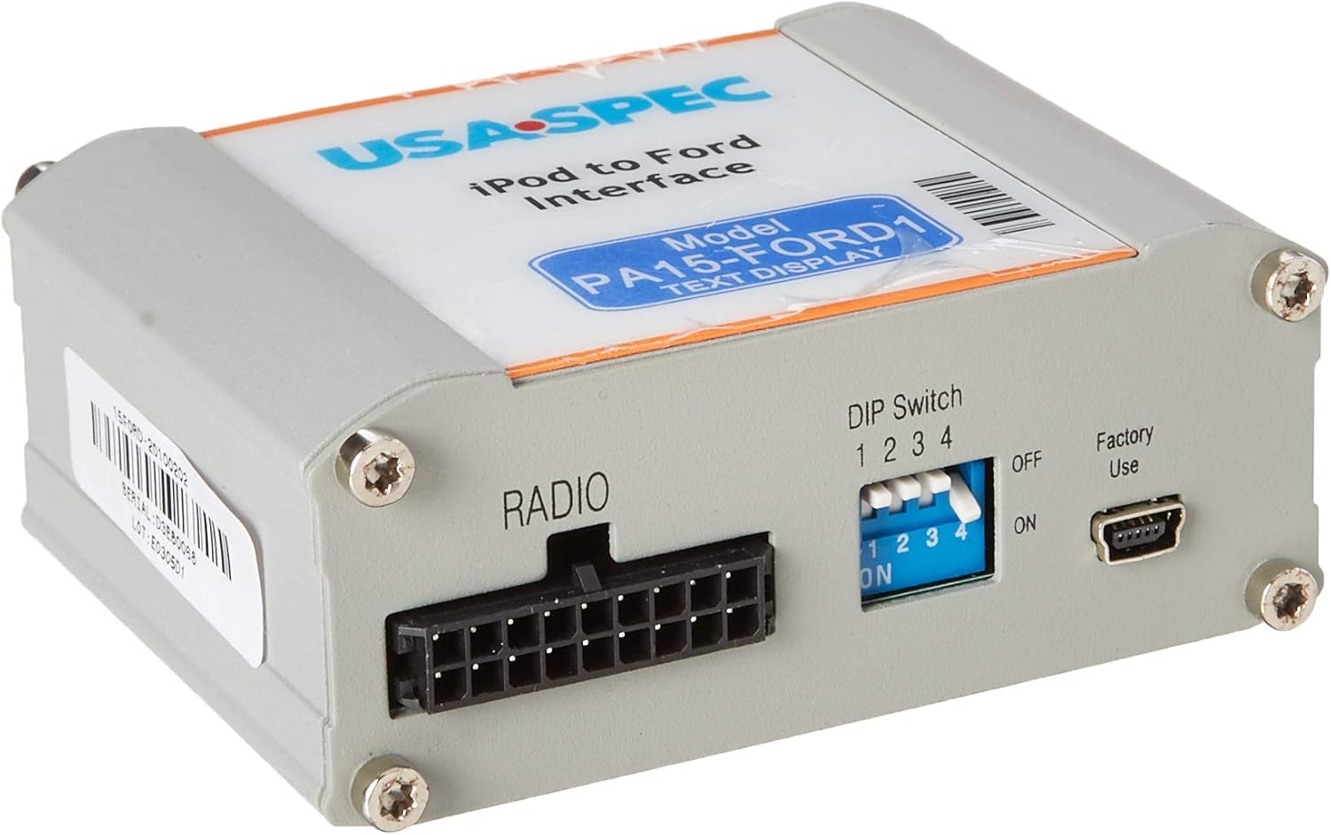 (PA15-FORD1) iPod to Factory Radio Wired Music Interface with AUX (RCA) Port for 05-09 Ford/Lincoln/Mercury w/o SAT