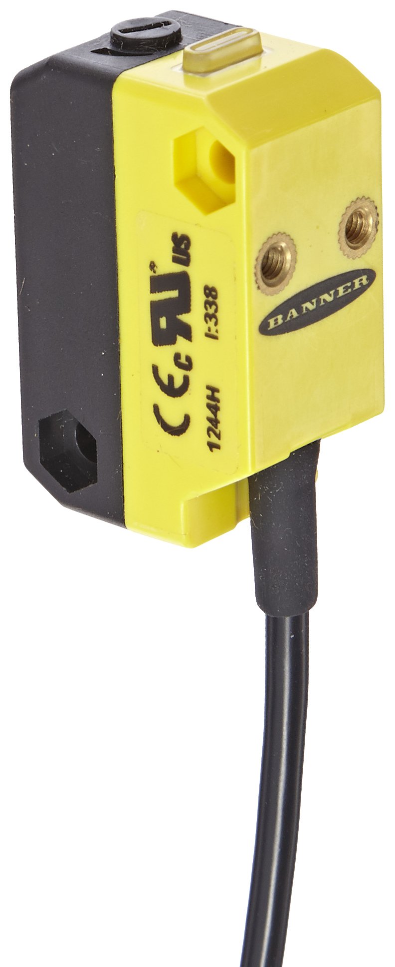 Banner QS18VP6LAFQ5 World Beam Universal Compact Sensor, Adjustable-Field Background-Suppression Sensing Mode, 4-Pin Euro-Style Connector on 6