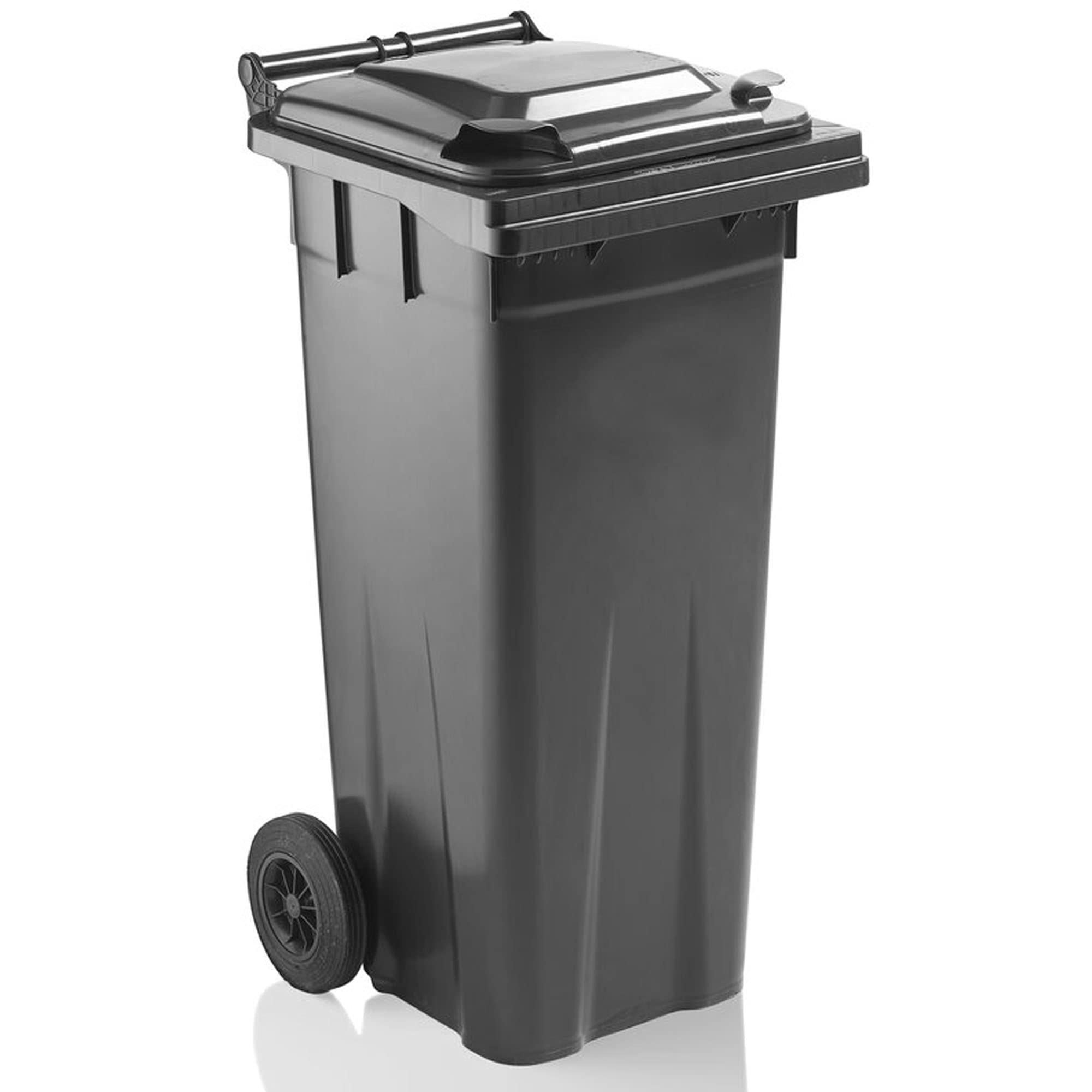 STORM TRADING GROUP Wheelie Bin 140L Outdoor/Indoor Commercial and Industrial Waste Disposal Wheel Bin Great For Workplace With Strong Rubber Wheels