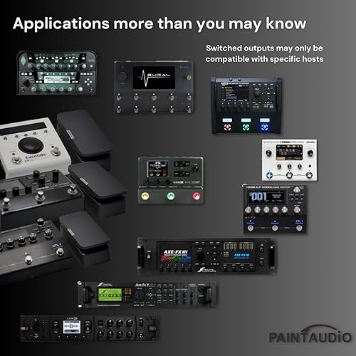 Vista 26 de Paint Audio Foot Captain Dual Outputs Pedal de expresión multiefectos compatible para conexión de punta/anillo (Foot Captain)