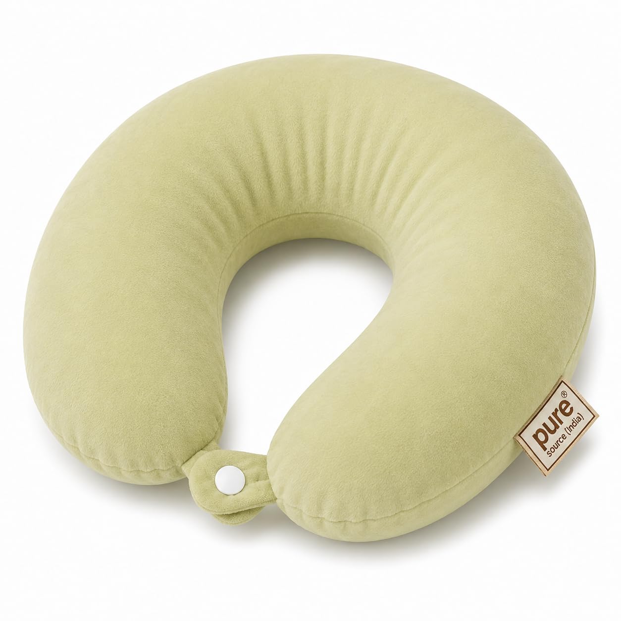 Pure Source India Premium Neck Pillow for Travelling Airplane Travel Pillow Comfortable Head Rest Neck Holder Pillow (Light Green)-image-37