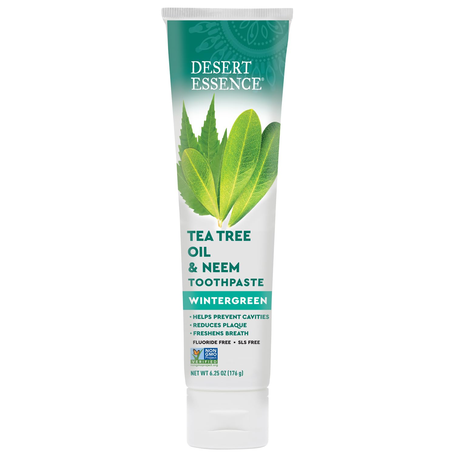 Desert Essence – pasta do zębów Tea Tree Neem (6,25 oz – opakowanie 1)