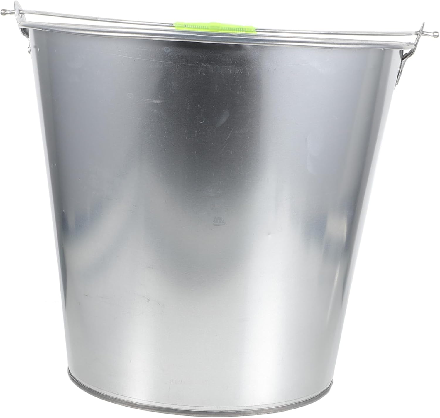 Milisten Kitchen Garbage Can Metal Waste Bucket for Food Waste Collection Iron Design Space-Saving Trash Container for Poultry Feeding and Gardening Use