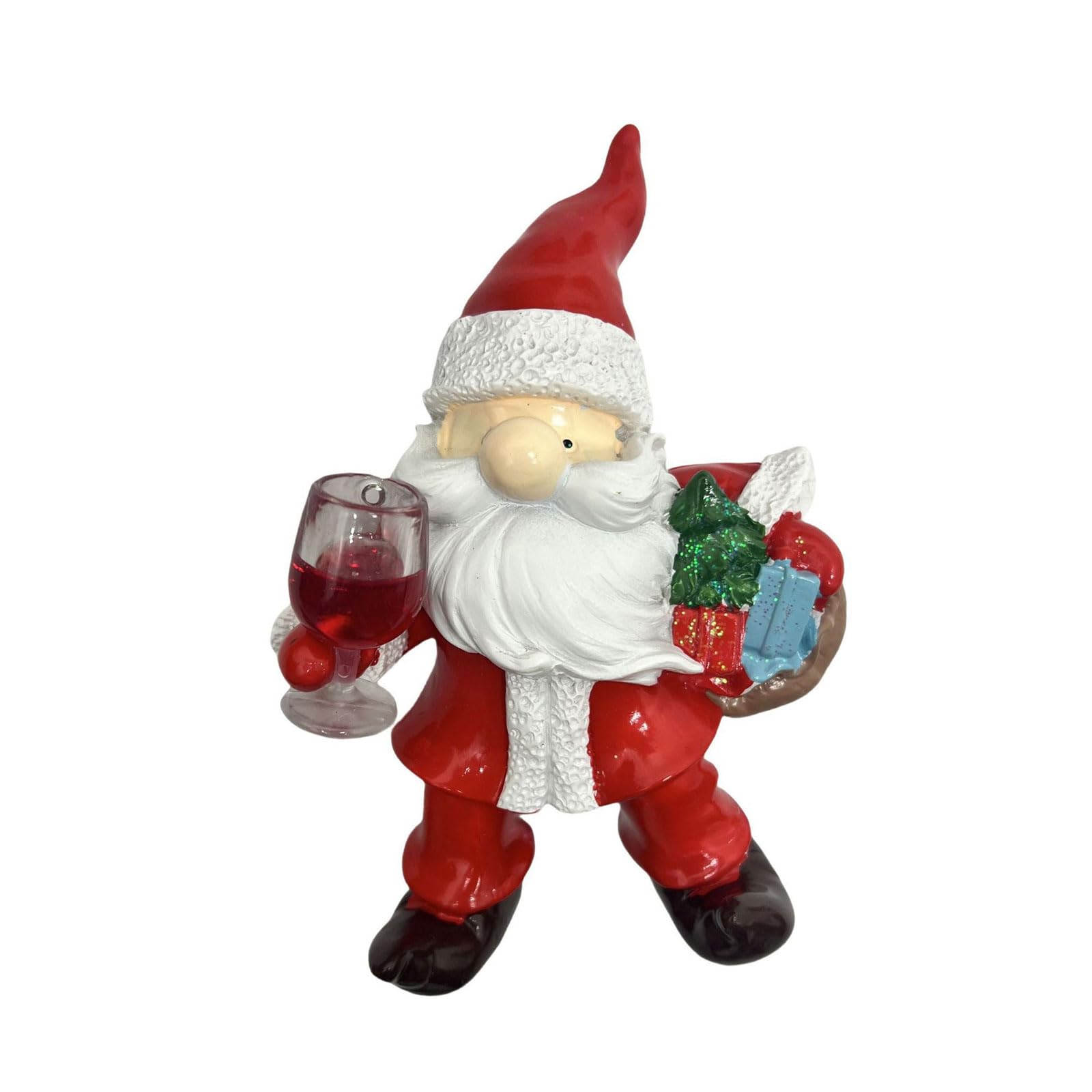 Bnojjellol B Nojjellol Resin Santa Clauses Statues Christmas Standing Figurines Ornament For New Years Christmas Decorations Table Centerpieces Santa Clauses Figurine Decorative Statue Resin Figurine