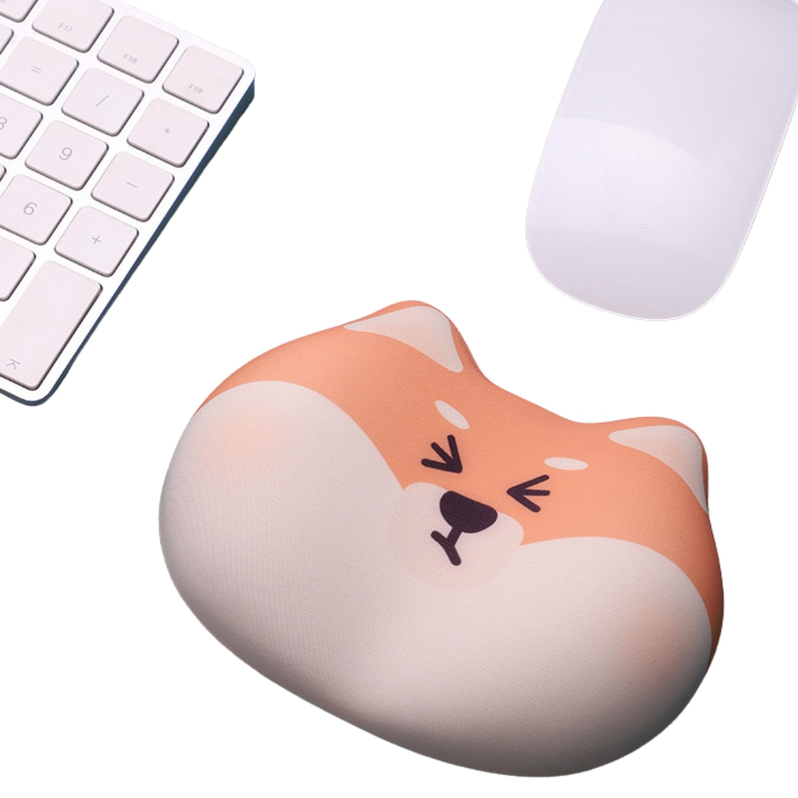Cute Mouse Wrist Rest, Keyboard Wrist Rest, Ergonomic Support, Easy Typing and Relieve Wrist Pain, Perfect for Gaming, Computer, Office, Laptop,Cute Corgi