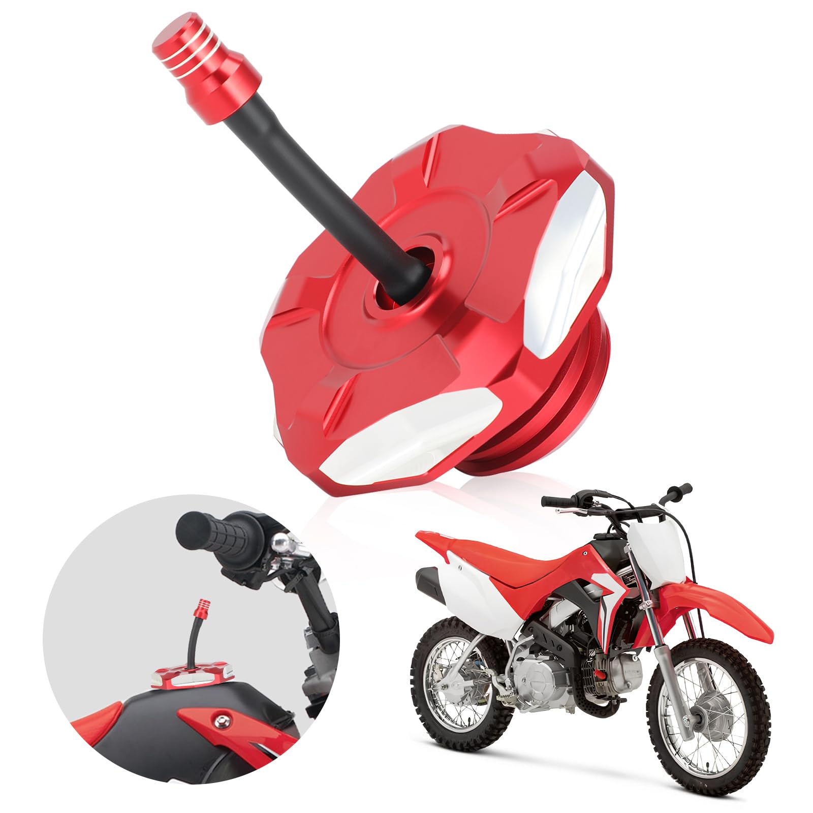 Amazon.com: USTPO Dirt Bike Gas Cap Gas Fuel Tank Cap CNC for CRF 