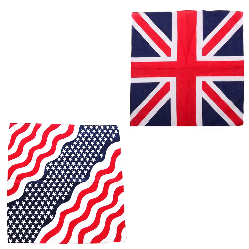 Bandane Con Bandiera Americana Foulard Capelli Fasce