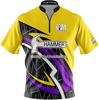 Logo Infusion Dye-Sublimated Bowling Jersey (Sash Collar) - I AM Bowling Fun Design 2021-HM - Hammer (4X-Large) Multicolored