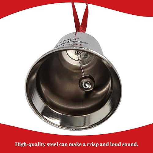 Miniatura 5 de Styleonme Campanas decorativas, Feliz Navidad 2023, Campana de bendición de metal para interiores y exteriores, regalos para mamá, abuela y mujeres