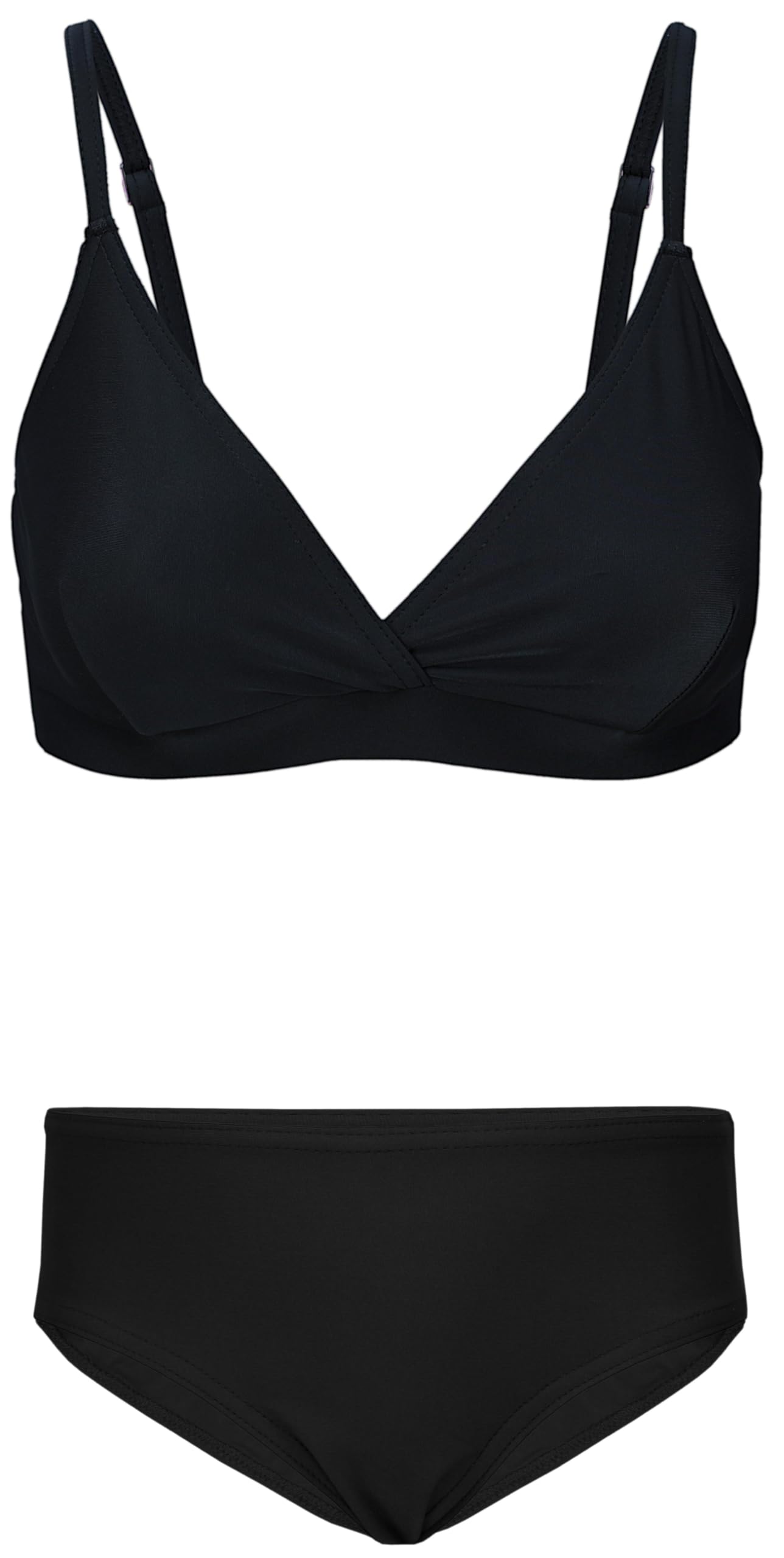 Aquarti Conjunto de Bikini para Niñas Bustier Bikini Breve Traje de Baño de Dos Piezas