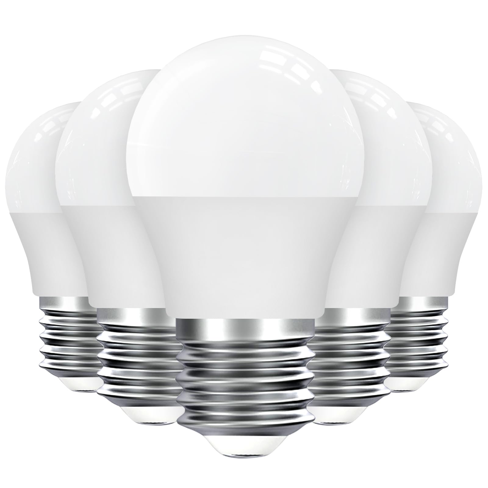 LEDYA E27 Screw Bulbs, Warm White 2700K E27 LED Bulbs, 40W Equivalent, 5W 470lm Edison Screw ES LED Light Bulb, Energy Saving E27 Bulbs for Lamp, Non-dimmable, 4 Pack