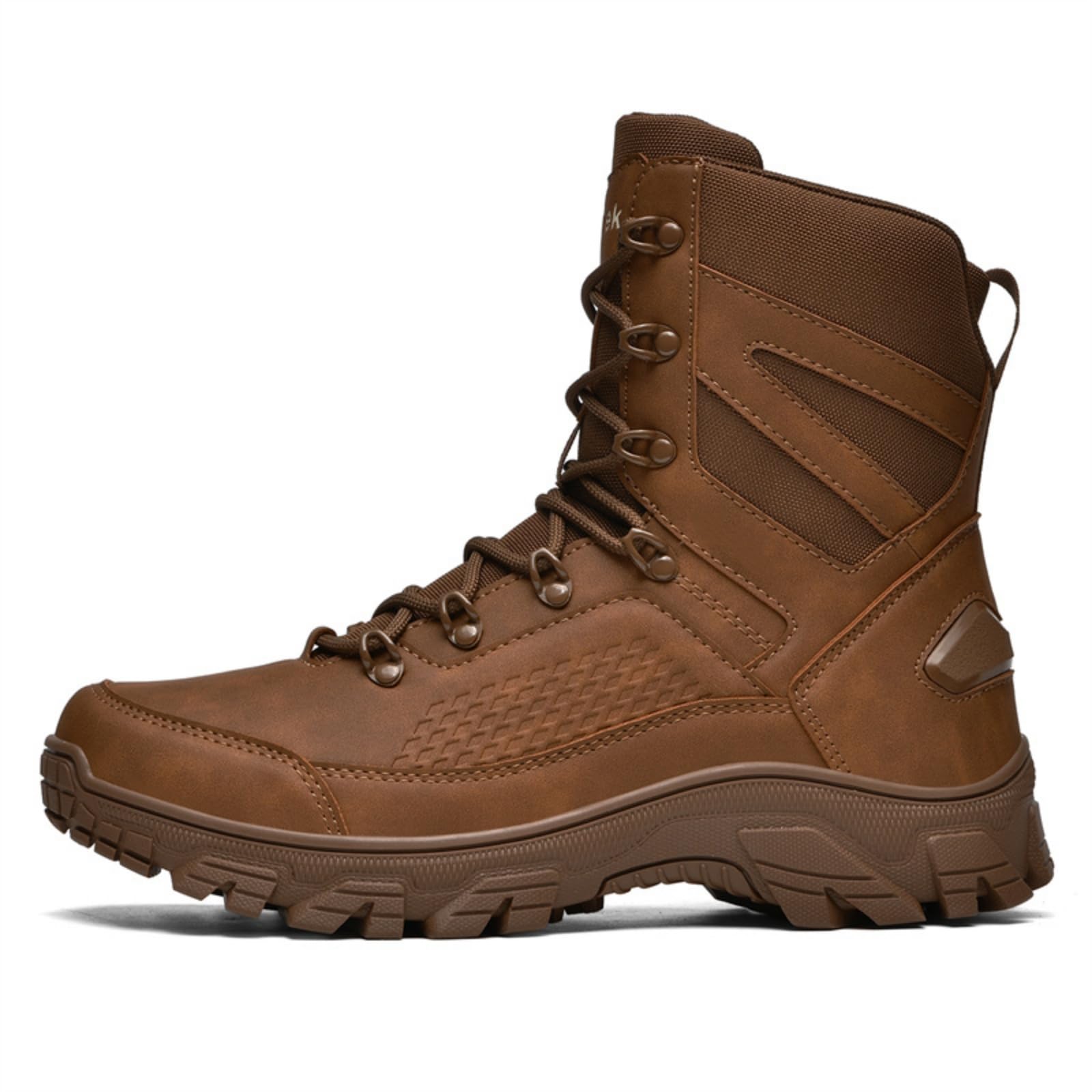 Botas Tácticas Militares Hombre Cremallera Lateral para Senderismo
