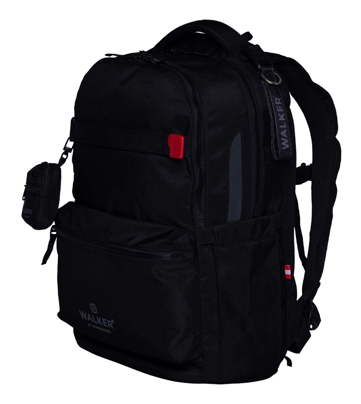 Walker mochila escolar con compartimento para portátil Rey Backpack 29L Black negro