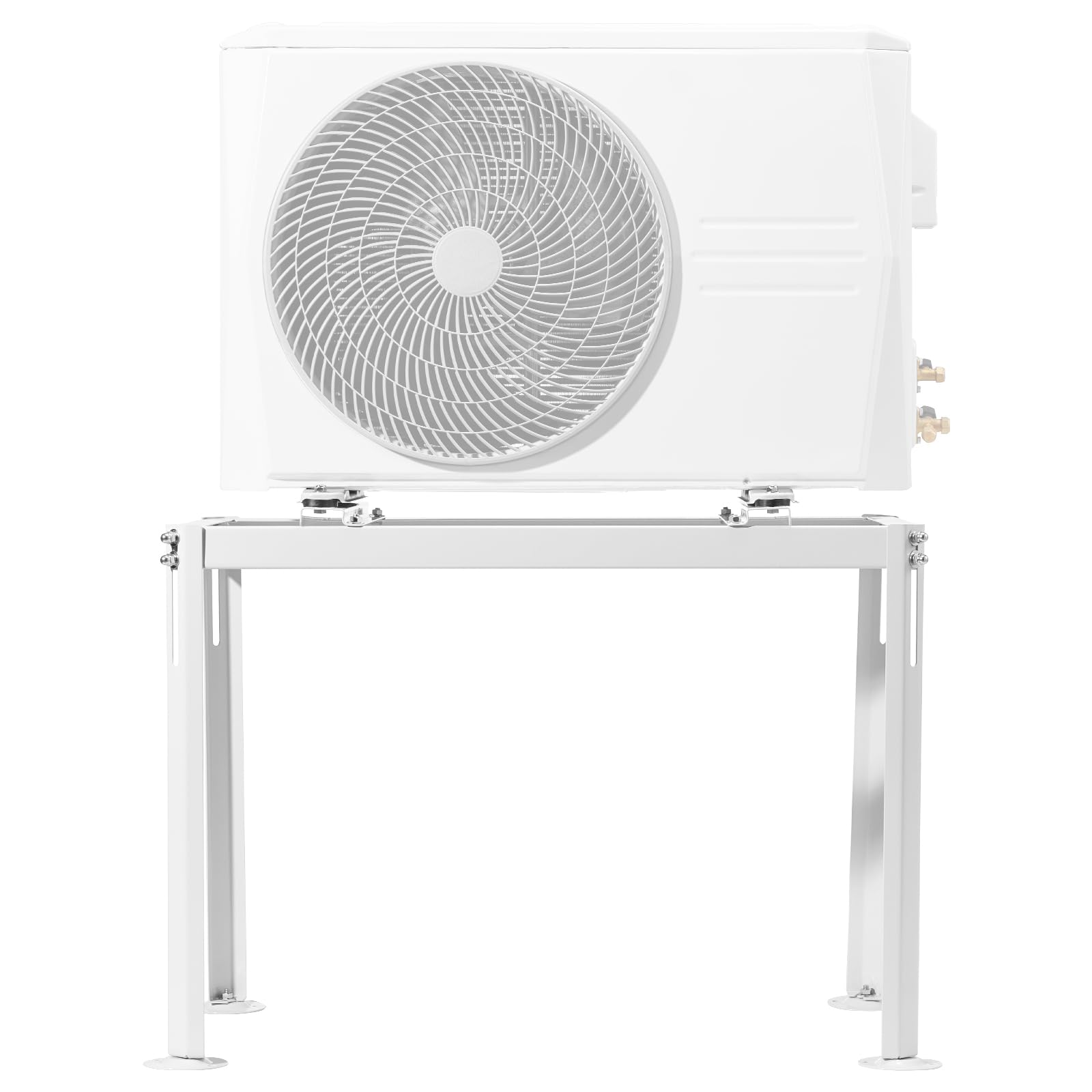 VEVOR Support au Sol pour Climatiseurs Split 9000-18000 BTU Réglable, Charge Maximale 200 kg, Conception Universelle, Réduction du Bruit et Vibration, Support de Base Robuste pour Climatiseur Split