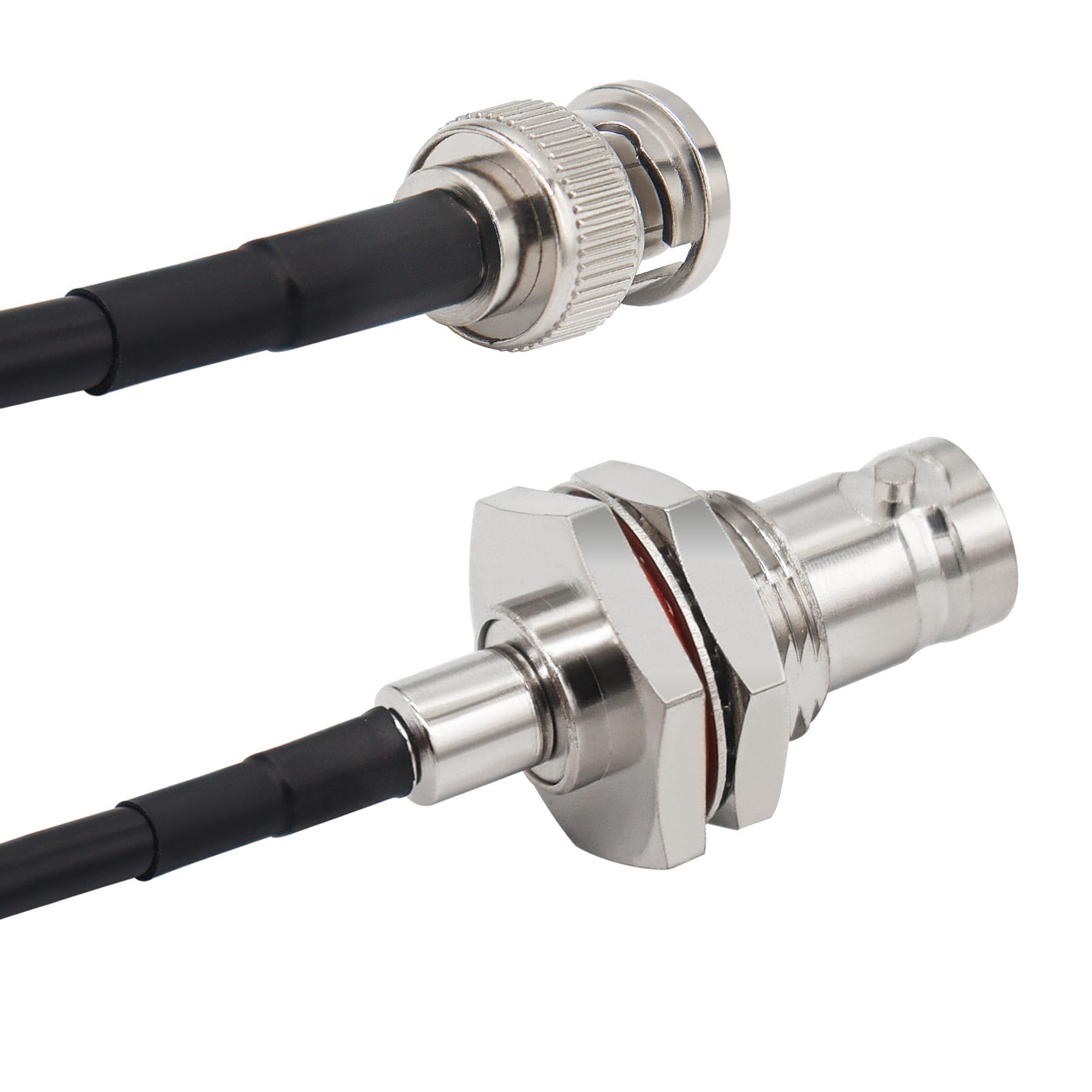 Amazon | Skweawert RG174ケーブル BNCオス→BNCメス同軸ケーブル 0.5