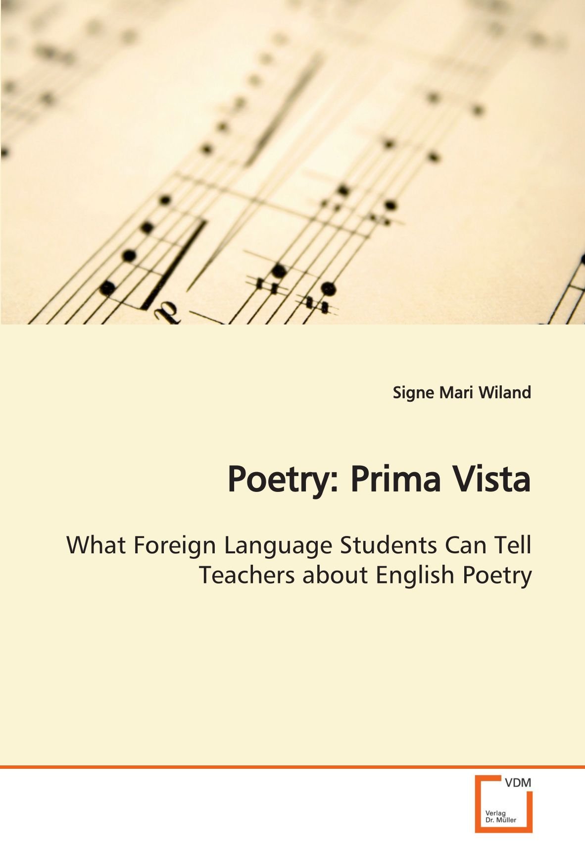 Poetry: Prima Vista