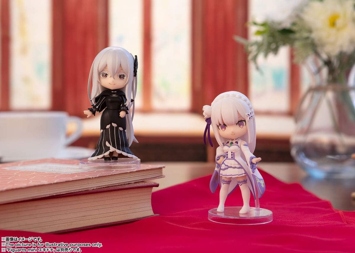 Figure anime Re:ZERO Figuarts Mini Emilia 90mm TAMASHII NATIONS Dapatkan sekarang dan lengkapi koleksimu
