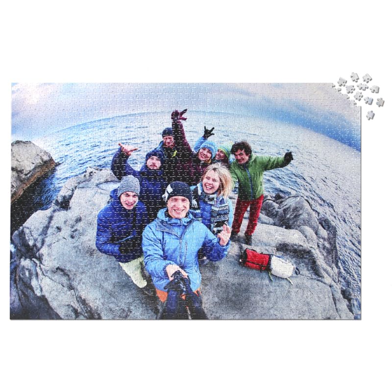 Solopuzzles Puzzle Personalizado con tu Foto Favorita de 2000 Piezas (96 x 68 cm). Máxima Calidad de impresión. 10 TAMAÑOS Disponibles (Desde 48 a 3000 Piezas)