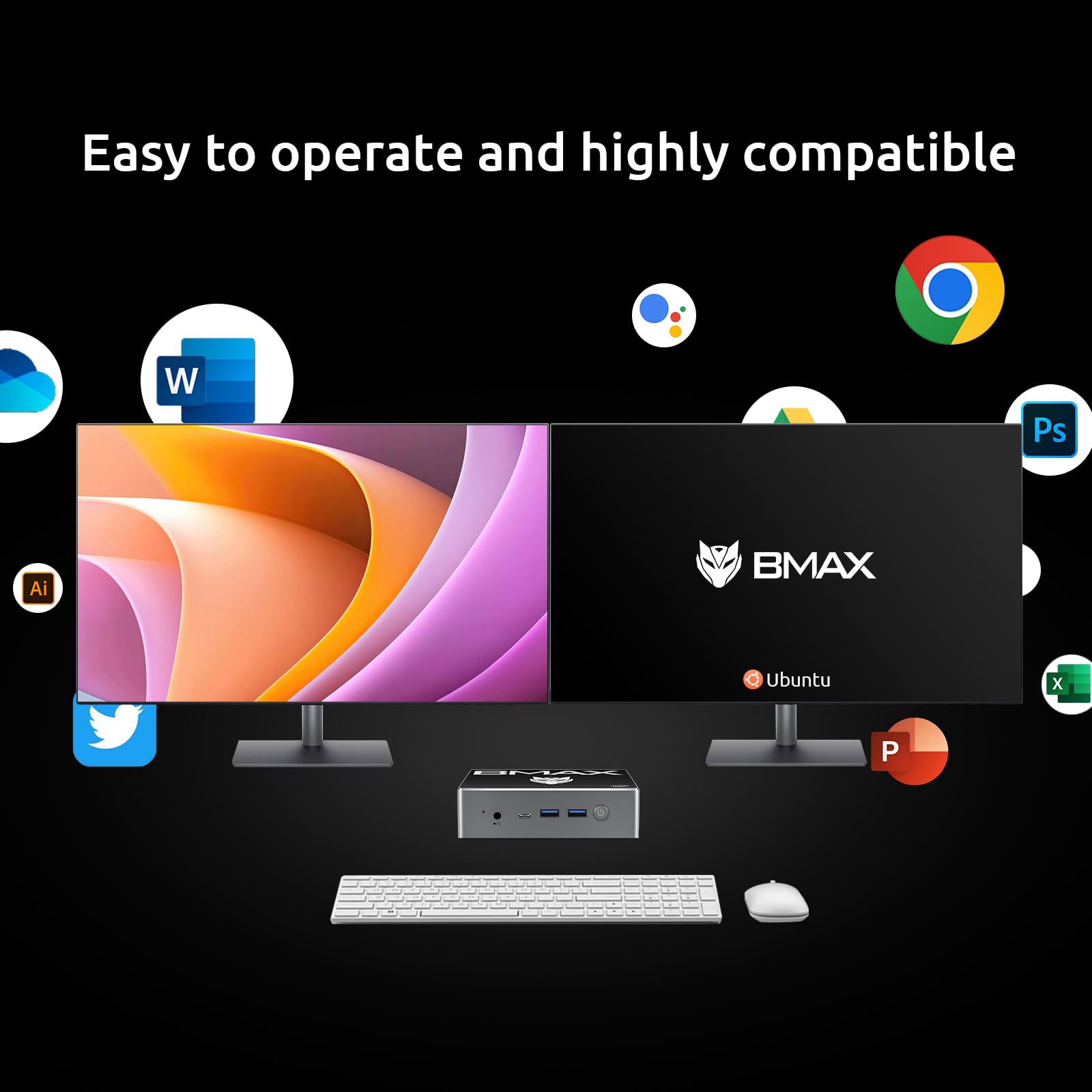 新品未開封BMAX ミニpc IntelN95 B4 Turbo16＋512GB MaxMini B4 Turbo from China manufacturer - BMAX