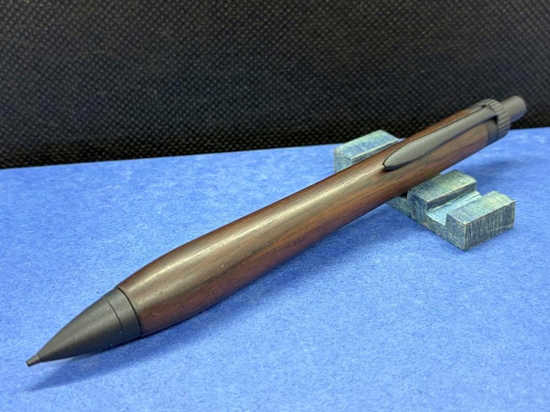 ホンジュラスローズ瘤杢】ウッドペンクラフトの木軸シャーペンを徹底