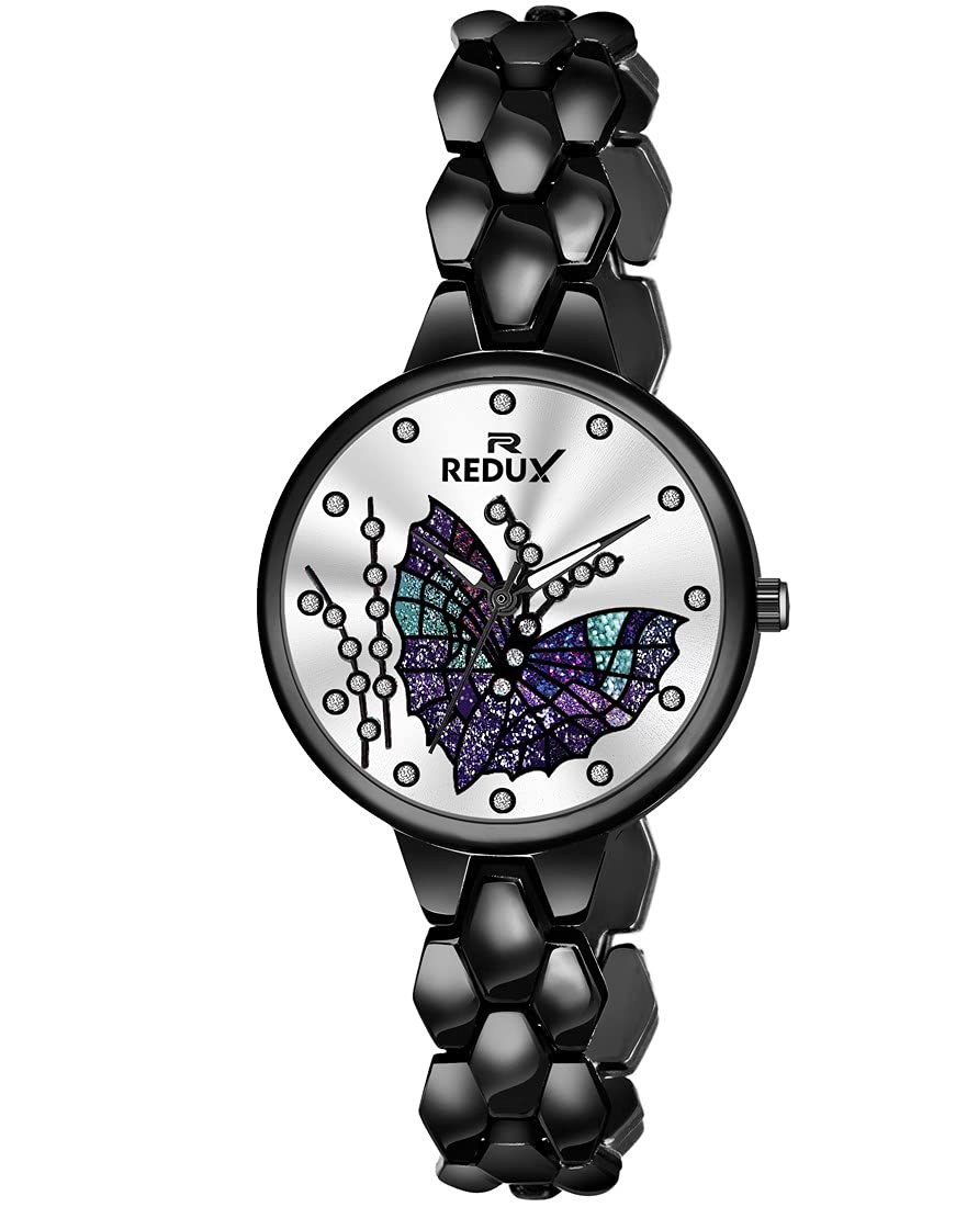 REDUX GW-202 Pretty Butterfly Dial Analogue Watch for Womens & Girls (B09DY1TP9H) Amazon Price History, Amazon Price Tracker
