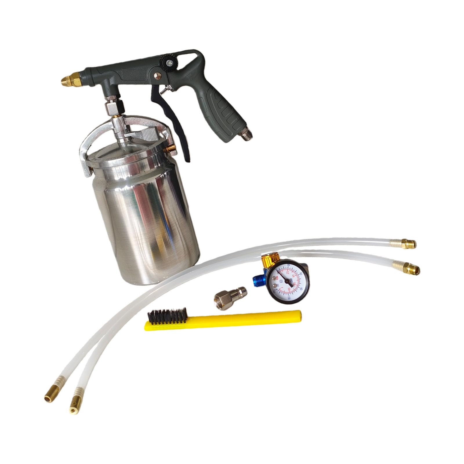 Efficiency 1000ml Undercoating Sprayer Featuring 360°Swivel Extension Wand High Pressure Automotive Coating Tool Metal Construction Sprayer
