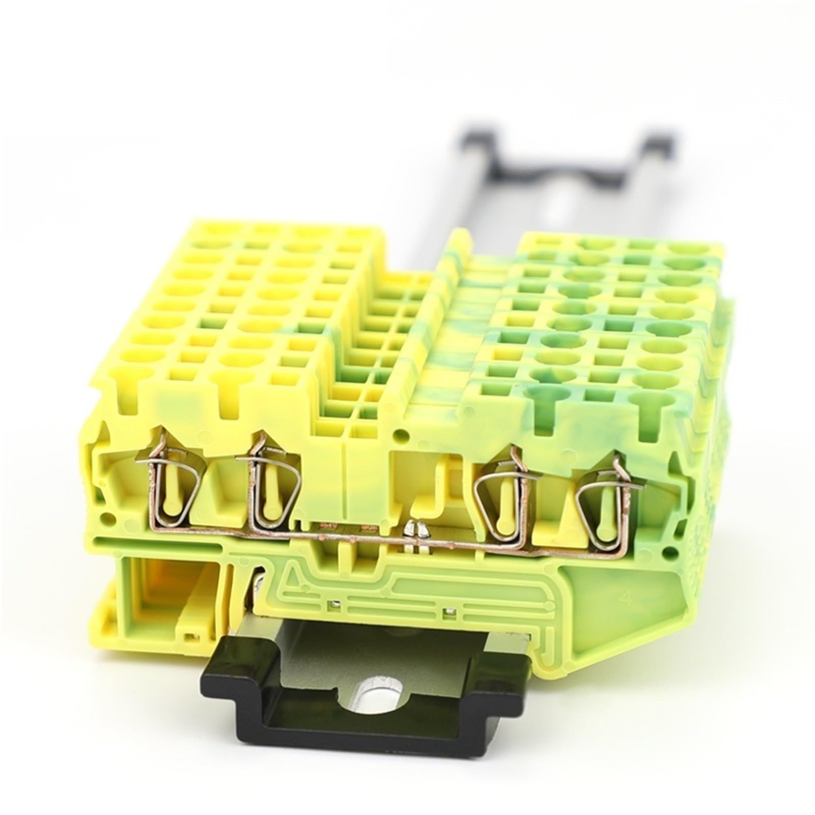Conector de bloque de terminales de puesta a tierra ST2.5-QU-PE con resorte 6
