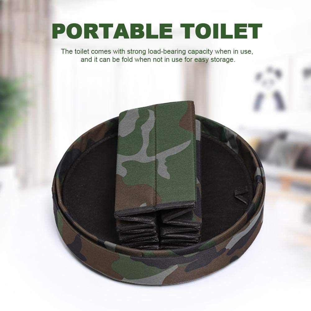Toilettes d'urgence portables pliables pour voiture, convient pour les urgences en plein air, le camping et le sommeil, les voyages en voiture