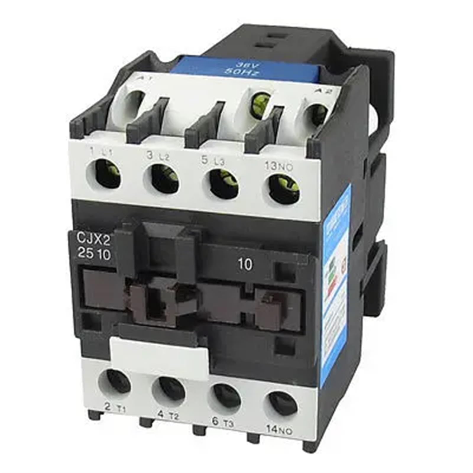 QEFHSVVZE 660V 40A 3 Phase 3P NO AC Contactor DIN Rail Mount 36V Coil CJX2-2510